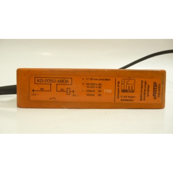 Inductive Proximity Sensor, KD-2050-ABOA, IFM, Germany